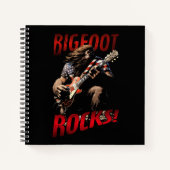Bigfoot Rocks Spiral Bound Notebook Notizblock (Vorderseite)
