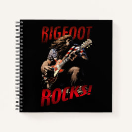 Bigfoot Rocks Spiral Bound Notebook Notizblock