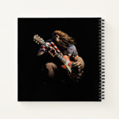Bigfoot Rocks Spiral Bound Notebook Notizblock (Rückseite)