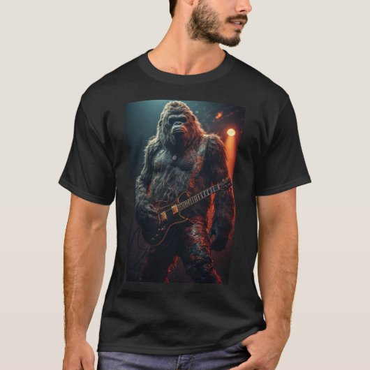 Bigfoot Rockstar T-Shirt (Vorderseite)