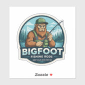 Bigfoot Rods Keep Calm Fish On Aufkleber (Blatt)