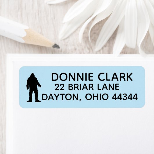 BIGFOOT RÜCKSENDUNG-ADRESSAUFKLEBER (Insitu)