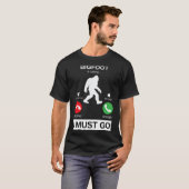 Bigfoot ruft an und ich muss gehen, lustiger bigfo T-Shirt (Vorne ganz)