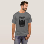 Bigfoot Ruhestand Sprichwort Funny Sasquatch Sil T-Shirt (Vorne ganz)