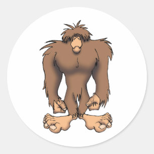 BIGFOOT RUNDER AUFKLEBER