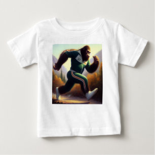 Bigfoot Running Baby T-shirt