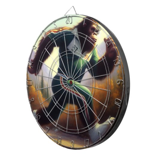 Bigfoot Running Dartscheibe (Vorderseite rechts)