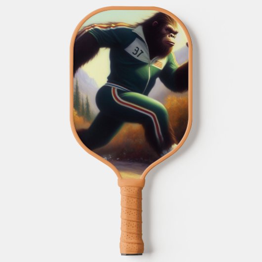 Bigfoot Running Pickleball Schläger (Vorderseite)