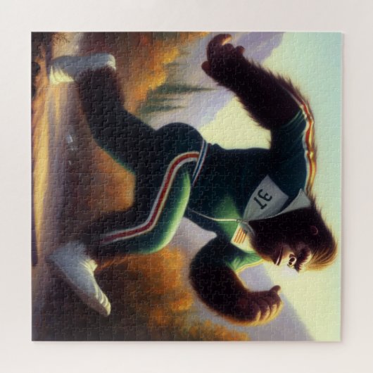 Bigfoot Running Puzzle (Horizontal)
