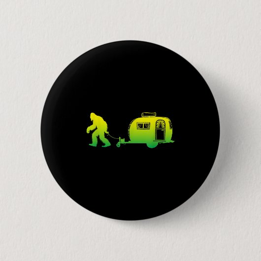 Bigfoot Rv Motorhome Camping Sasquatch Campervan G Button (Vorderseite)