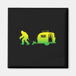 Bigfoot Rv Wohnmobil Camping Sasquatch Campervan G Magnet