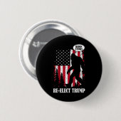 Bigfoot sagt Biden Stinks Button (Vorne & Hinten)