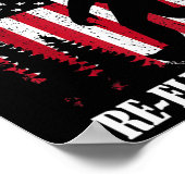 Bigfoot sagt Biden Stinks Poster (Ecke)