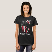 Bigfoot sagt Biden Stinks T-Shirt (Vorne ganz)