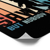 Bigfoot sah mich, aber niemand glaubt ihm poster (Ecke)