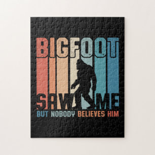 Bigfoot sah mich, aber niemand glaubt ihm puzzle