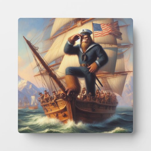 Bigfoot Sailor Fotoplatte (Vorderseite)