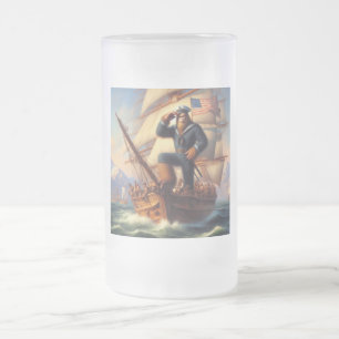 Bigfoot Sailor Mattglas Bierglas