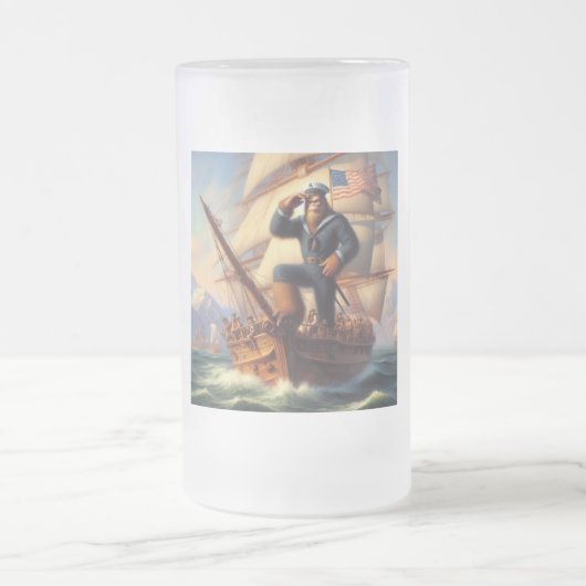 Bigfoot Sailor Mattglas Bierglas (Mittel)