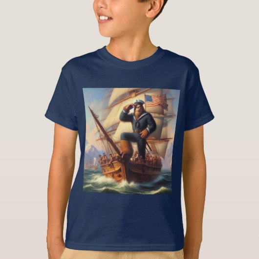 Bigfoot Sailor T-Shirt (Vorderseite)
