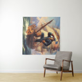 Bigfoot Sailor Wandteppich (Beispiel (Horizontal))