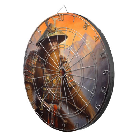 Bigfoot Samurai Dartscheibe (Vorderseite rechts)