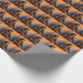 Bigfoot Samurai Geschenkpapier (Ecke)