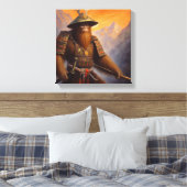 Bigfoot Samurai Leinwanddruck (Insitu (Schlafzimmer))