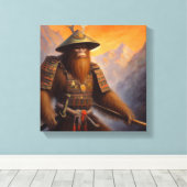 Bigfoot Samurai Leinwanddruck (Insitu (Holzboden))