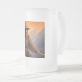 Bigfoot Samurai Mattglas Bierglas (VorderseiteRechts)