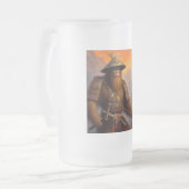 Bigfoot Samurai Mattglas Bierglas (Vorderseite Links)