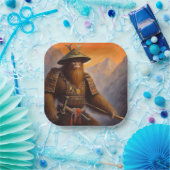 Bigfoot Samurai Pappteller (Party)