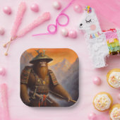 Bigfoot Samurai Pappteller (Party)