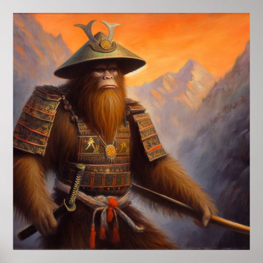 Bigfoot Samurai Poster (Vorne)