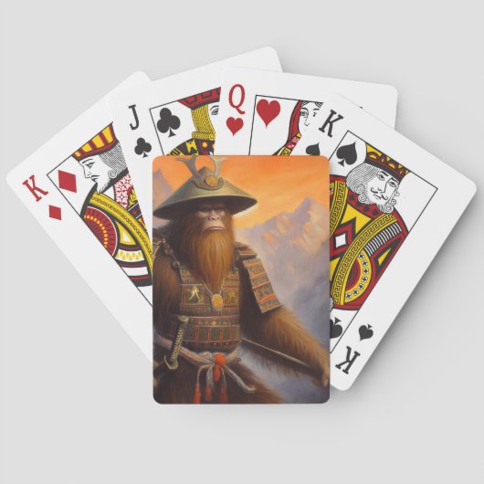 Bigfoot Samurai Spielkarten (Rückseite)