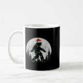 Bigfoot Santa Christmas Tree Lights Funny Xmas Sas Kaffeetasse (Links)