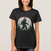 Bigfoot Santa Christmas Tree Lights Funny Xmas Sas T-Shirt (Vorderseite)