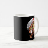 Bigfoot Santa Christmas Tree Lights Xmas Sasquatch Kaffeetasse (VorderseiteRechts)