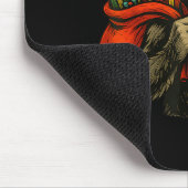 Bigfoot Santa Christmas Tree Rock On Funny Xmas Sa Mousepad (Ecke)