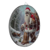 Bigfoot Santa Claus Dartscheibe (Vorderseite Links)