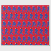 Bigfoot Santa Claus Geschenkpapier (Flach)