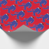 Bigfoot Santa Claus Geschenkpapier (Ecke)