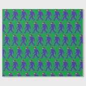 Bigfoot Santa Claus Geschenkpapier (Flach)