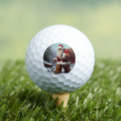 Bigfoot Santa Claus Golfball (Insitu T-Shirt)