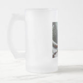 Bigfoot Santa Claus Mattglas Bierglas (Links)