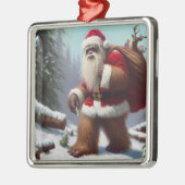 Bigfoot Santa Claus Ornament Aus Metall (Links)