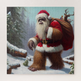Bigfoot Santa Claus Puzzle