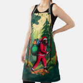 Bigfoot Santa Claus Sack der Geschenke Wald Woods Schürze (InSitu)