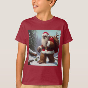 Bigfoot Santa Claus T-Shirt