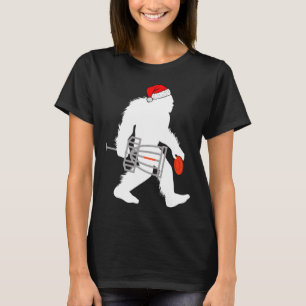 Bigfoot Santa Disk Golf Weihnachtsdiskette Golfer  T-Shirt